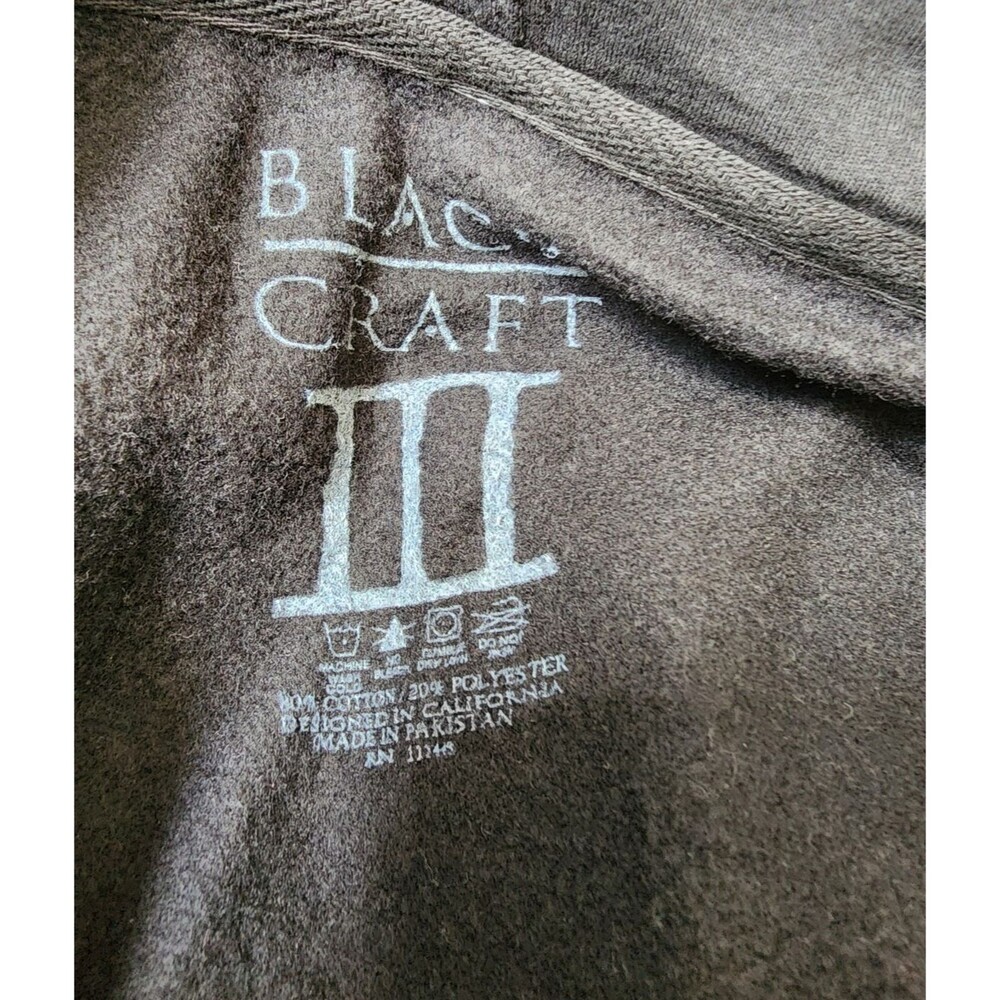 Blackcraft Cult Slime Staple Hoodie Size Large NWT Goth Punk Occult Pullover - Picture 6 of 7